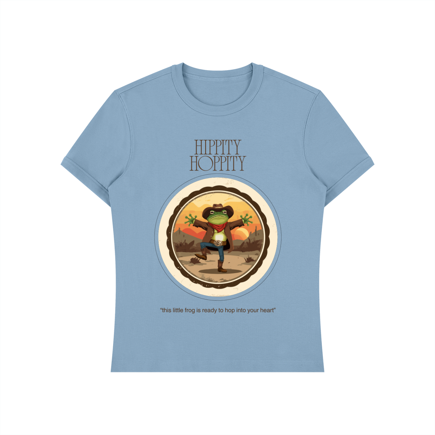 COWBOY FROG Unisex Heavyweight Slim Fit T-Shirt