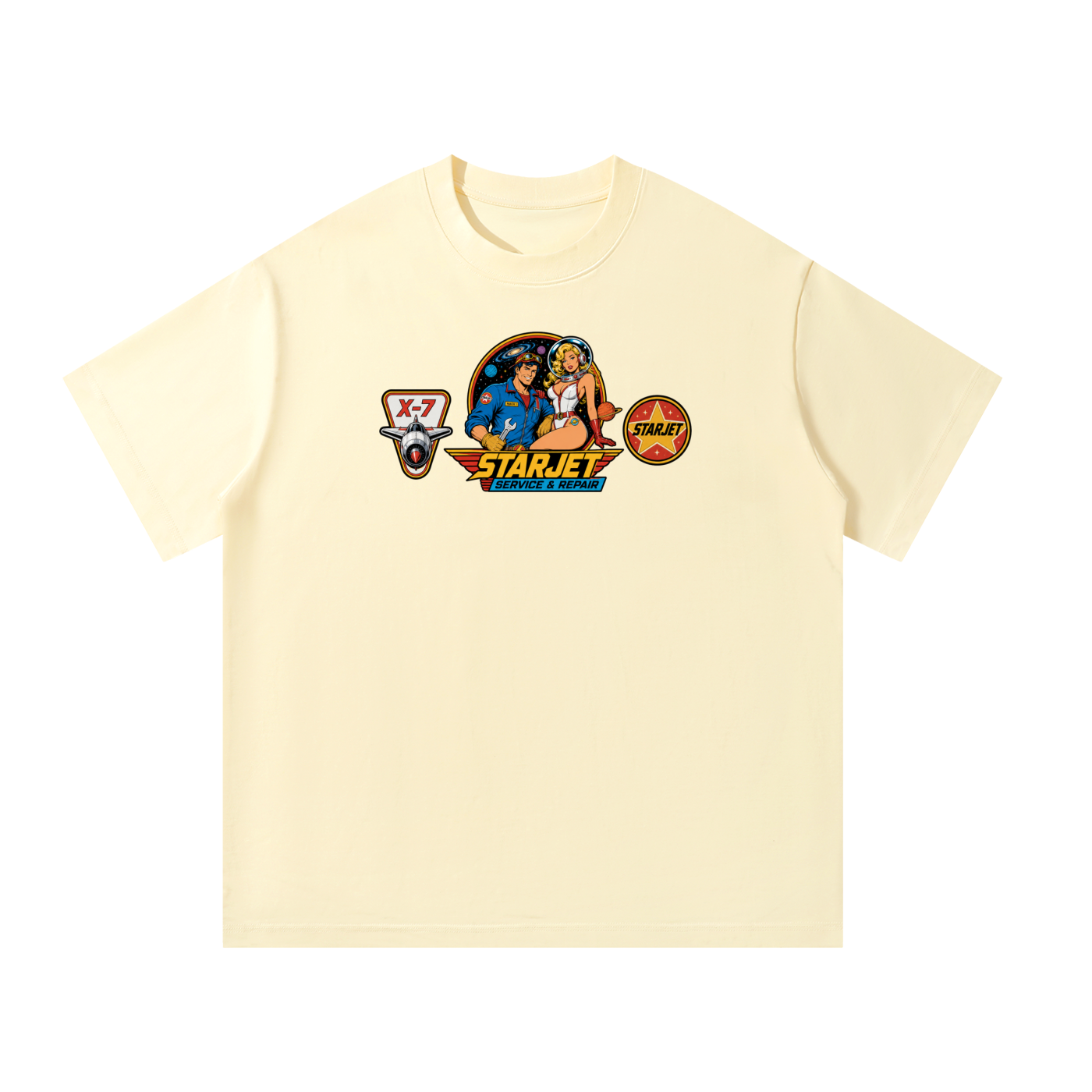 STARJET MECHANIC | Sci-Fi Oversized Tee