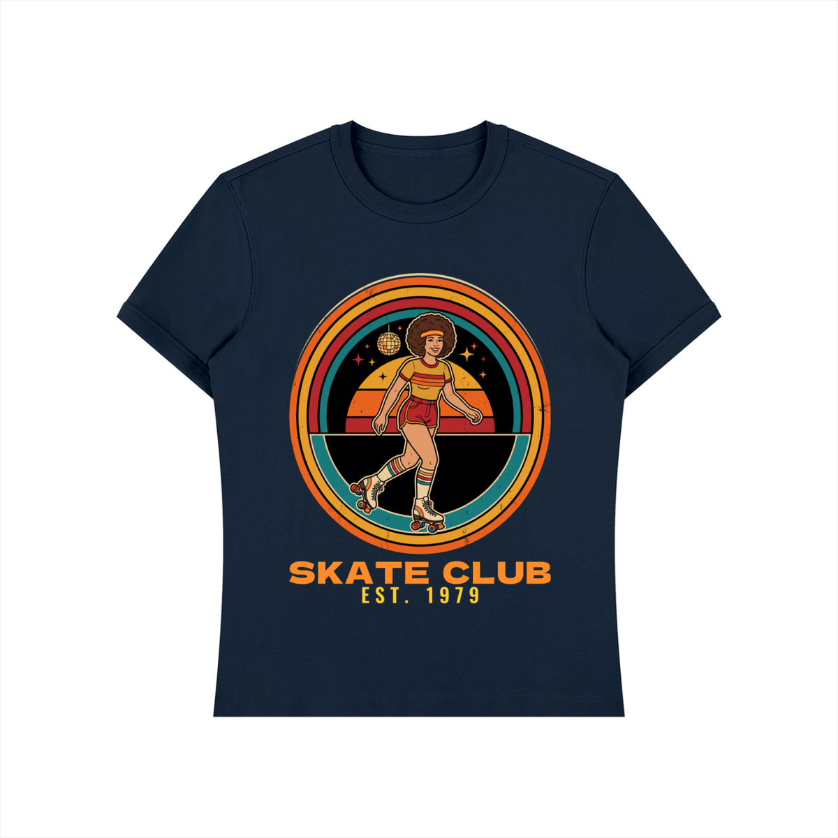 Skate Club Est 1979 Shirt, Vintage Roller Rink Tee, Retro 70s Roller Skating Gift