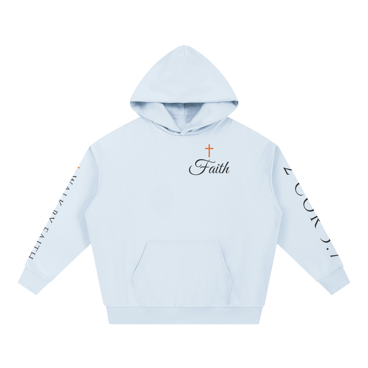 Walk By Faith Not By Sight Retro Hoodie | Groovy 70s Christian Sweatshirt, 2 Corinthians 5:7 Daisy Faith Gift