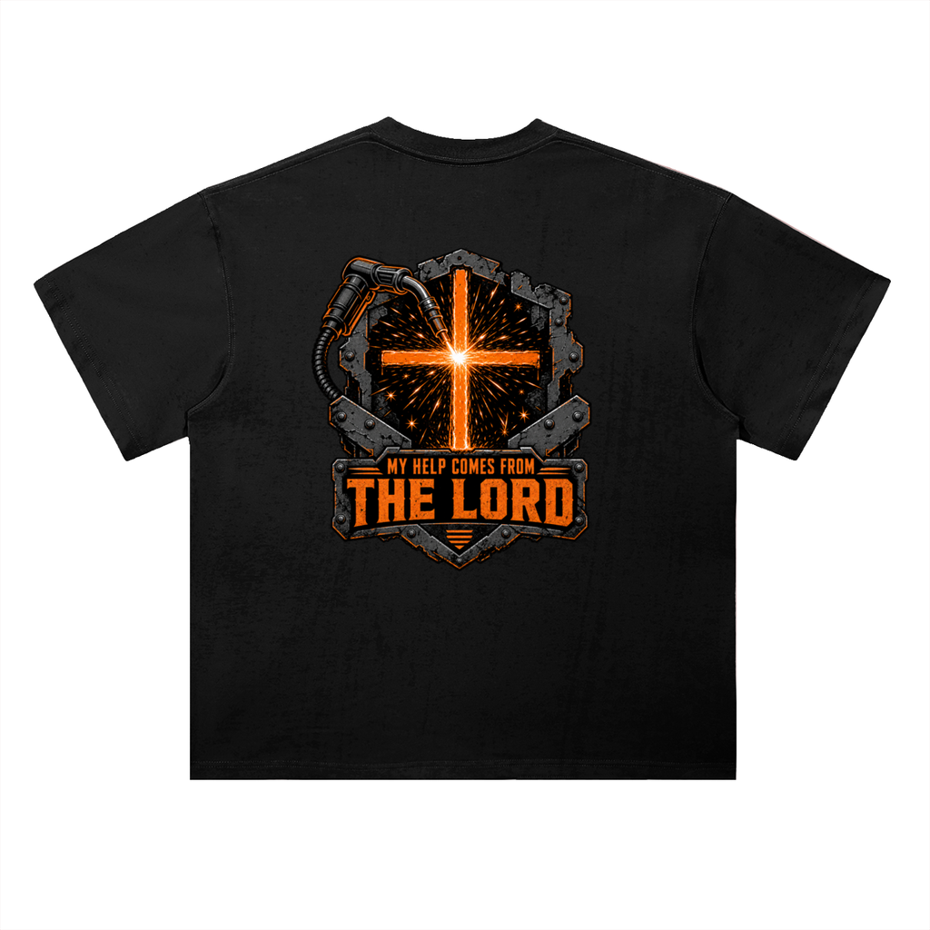 Heavyweight Drop Shoulder Cotton T-Shirt