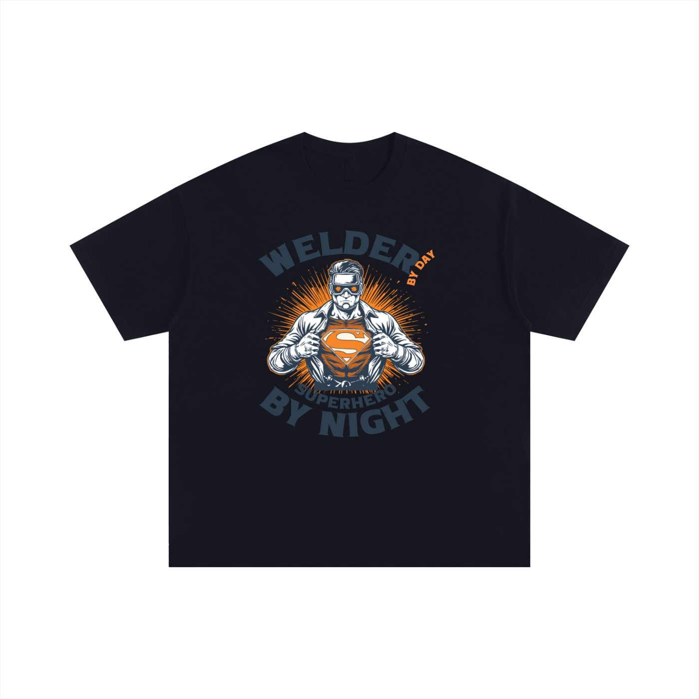 Welder by Day | Trades Pride Blue Collar T-Shirt