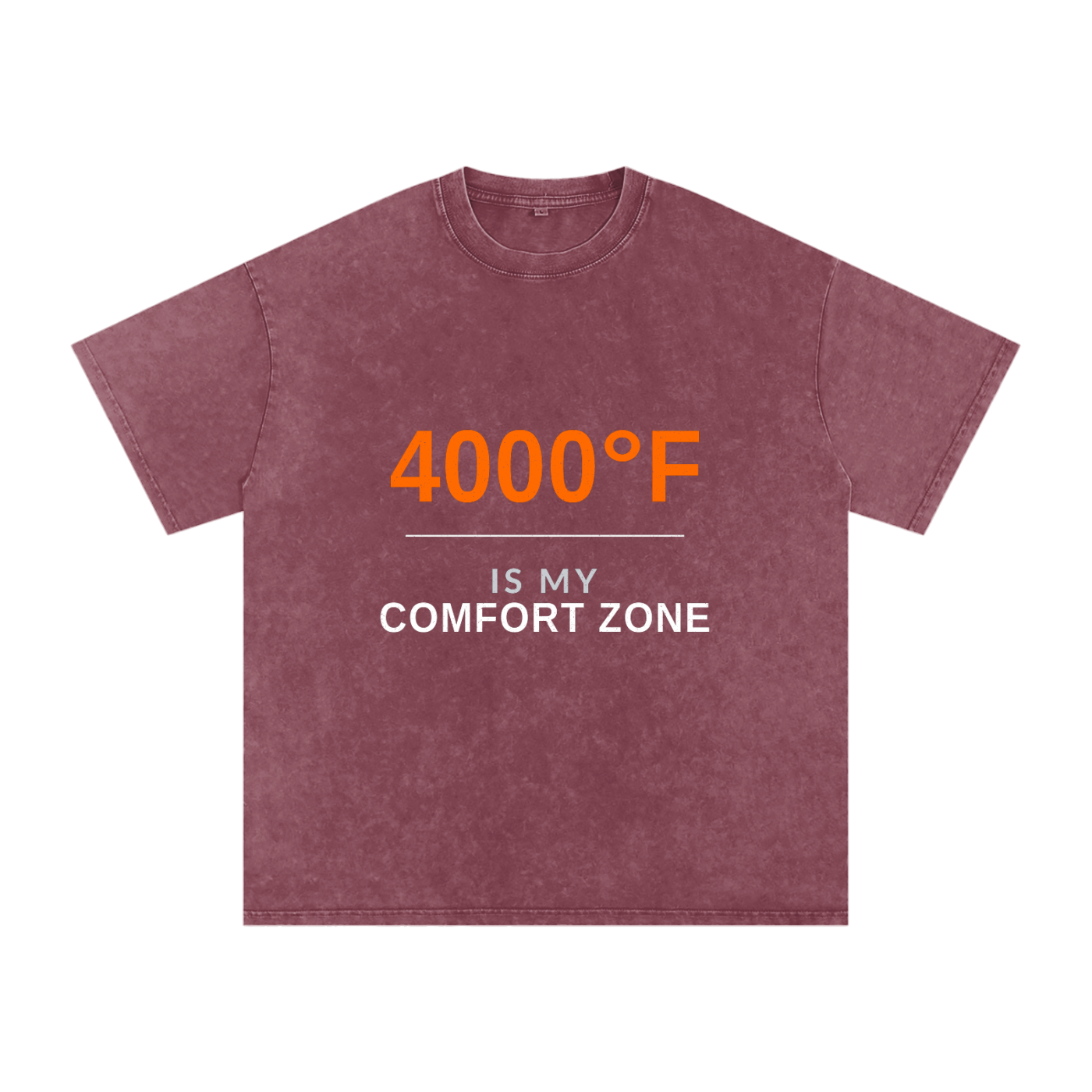 4000°F Is My Comfort Zone | Funny Welder Oversized T-Shirt