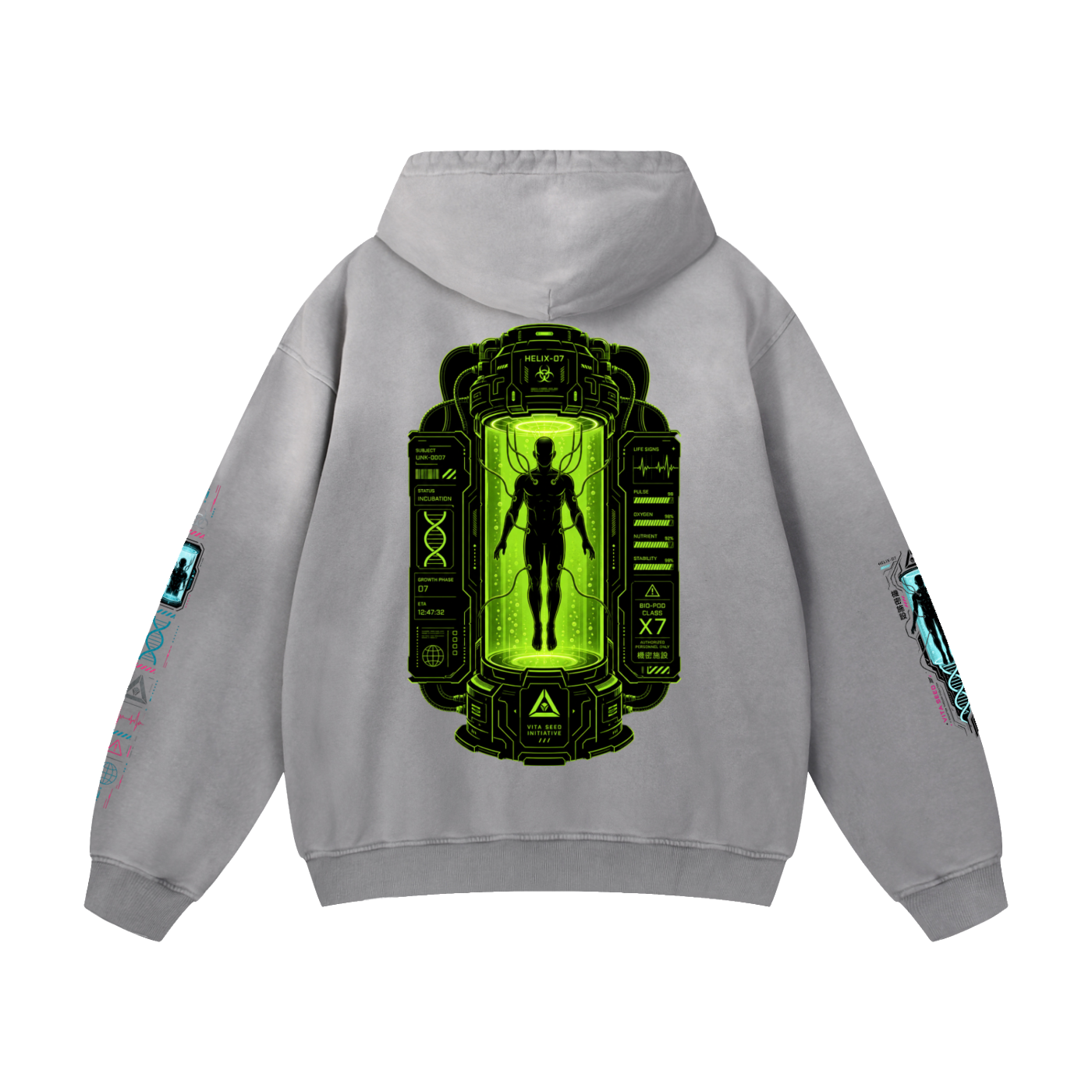 HUMAN FARM Heavyweight Sunfade Oversized Hoodie