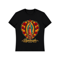 Bendecida Virgen de Guadalupe Shirt | Our Lady of Guadalupe Roses Tee, Catholic Mexican Faith Gift