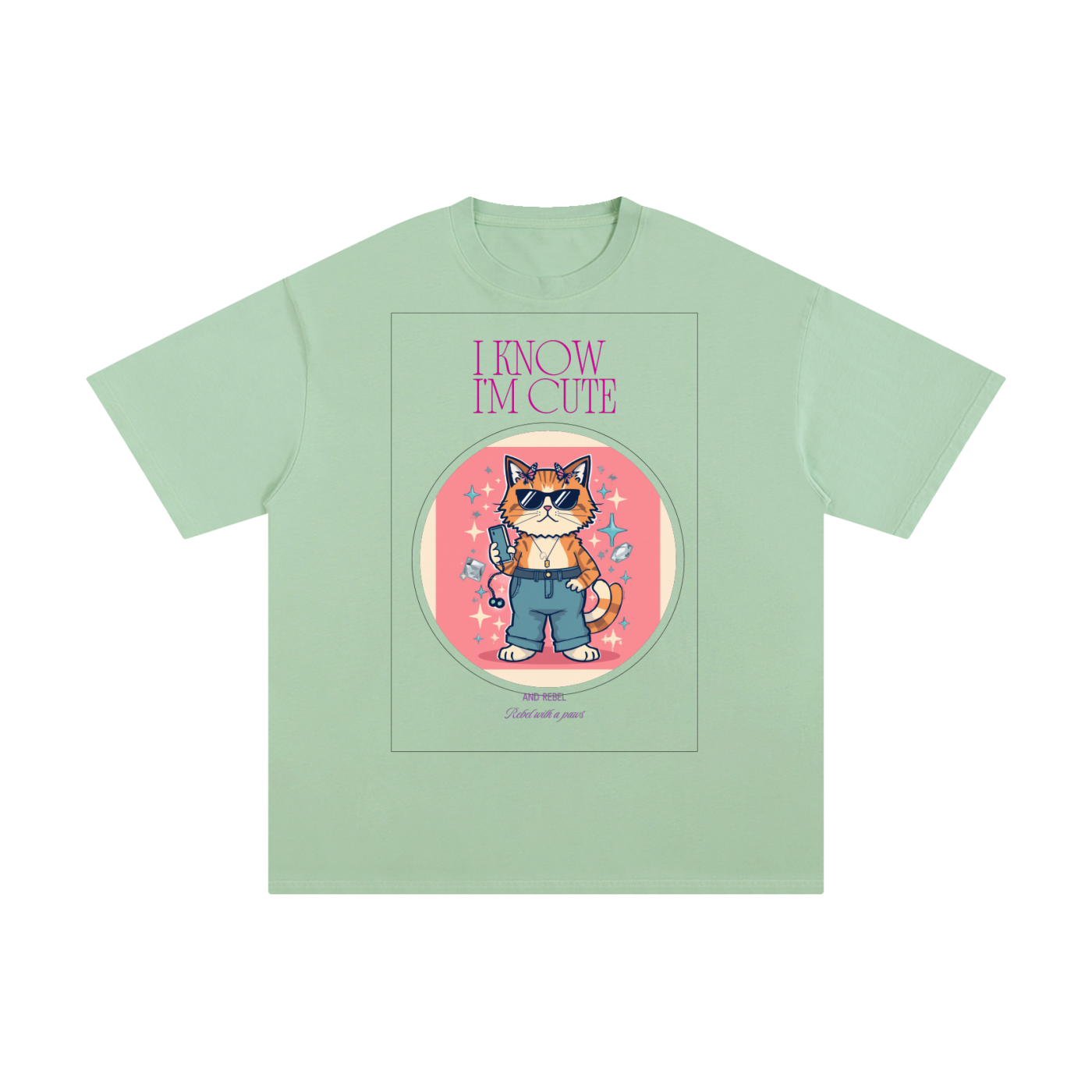I Know I'm Cute | Funny Cat T-Shirt