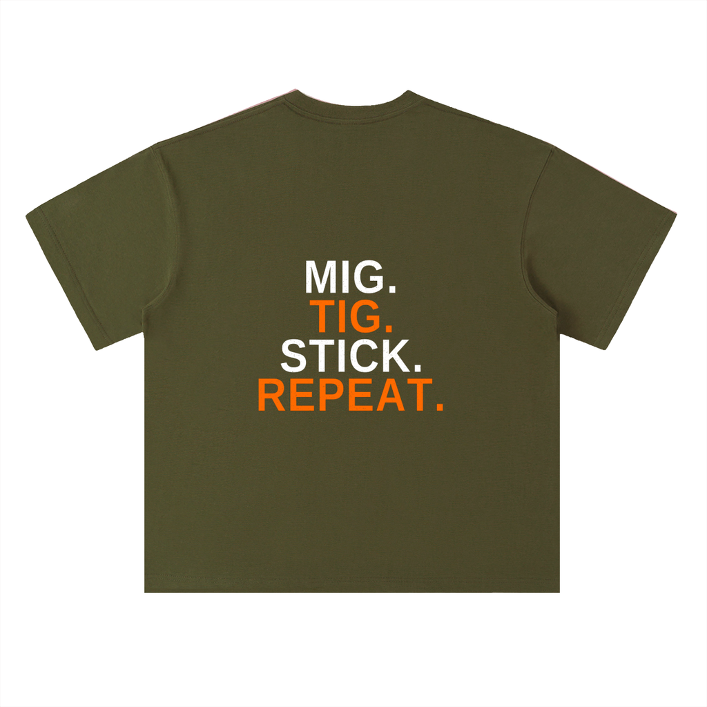Heavyweight Drop Shoulder Cotton T-Shirt