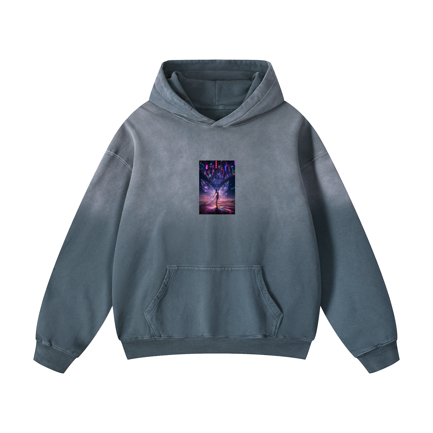 WASTELAND WARRIOR 07 | Dark Sci-Fi Oversized Heavyweight Hoodie