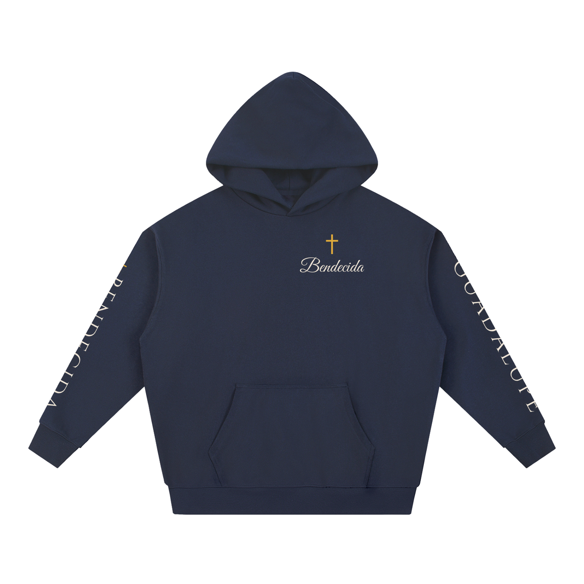 Bendecida Virgen de Guadalupe Hoodie | Our Lady of Guadalupe Roses Sweatshirt, Catholic Mexican Faith Gift