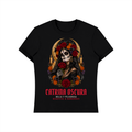 Catrina Oscura T-Shirt | Gothic Dark Catrina Día de los Muertos Graphic Tee