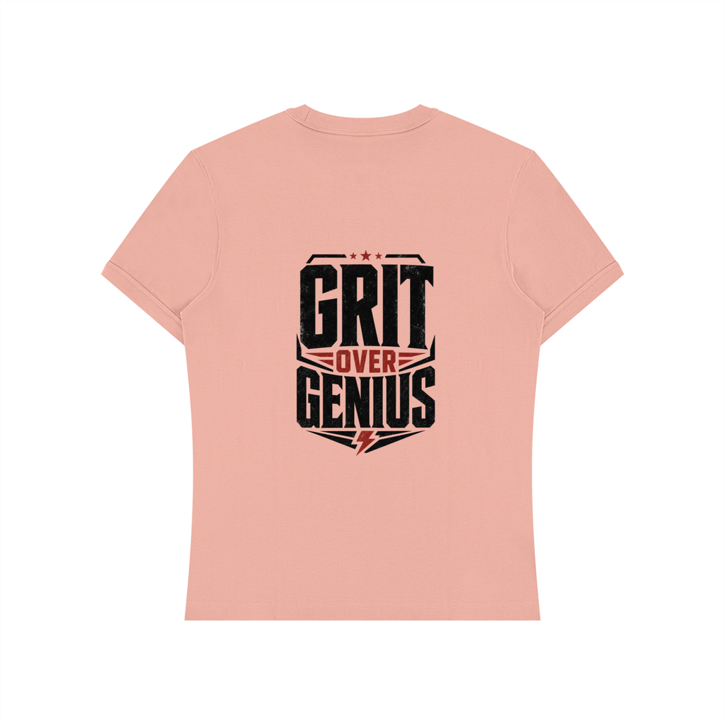 grit over genius Unisex Heavyweight Slim Fit T-Shirt