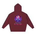 Rollin Through The City Lights Hoodie, 80s Synthwave Roller Skate Sweatshirt, Retro Skating Gift