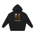 Last Prayer Hoodie | Armored Warrior Woman Sci-Fi Graphic Hoodie