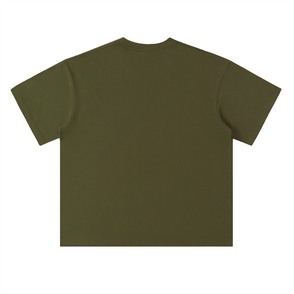 HUMAN CLONE VECTOR SCI FI Heavyweight Drop Shoulder Cotton T-Shirt