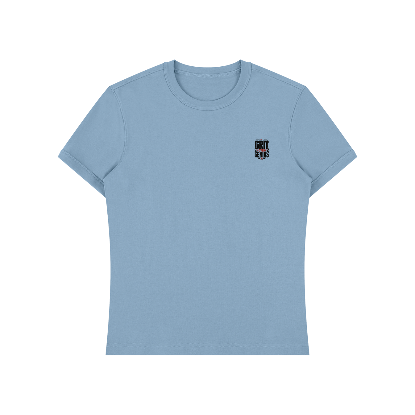 grit over genius Unisex Heavyweight Slim Fit T-Shirt