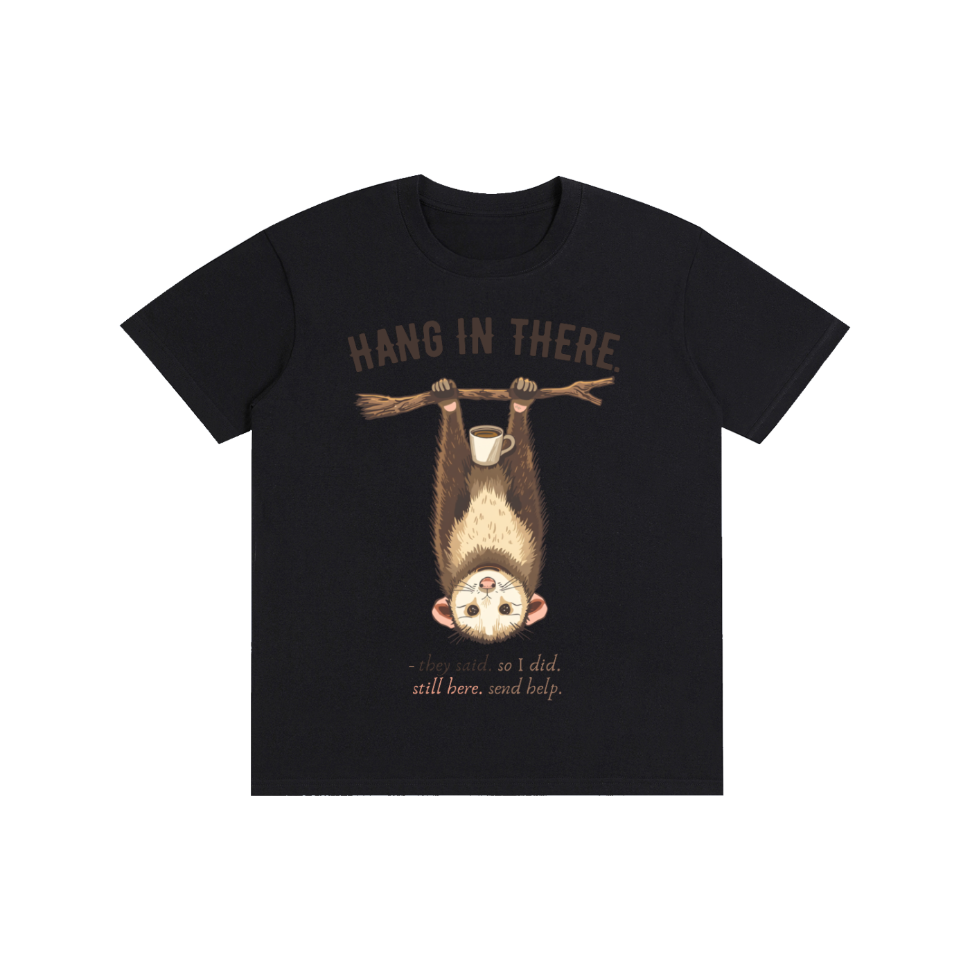 Hang in There | Cute Sloth Coffee T-Shirt