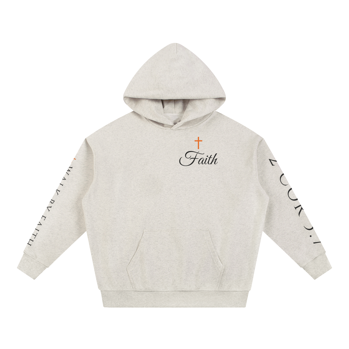 Walk By Faith Not By Sight Retro Hoodie | Groovy 70s Christian Sweatshirt, 2 Corinthians 5:7 Daisy Faith Gift