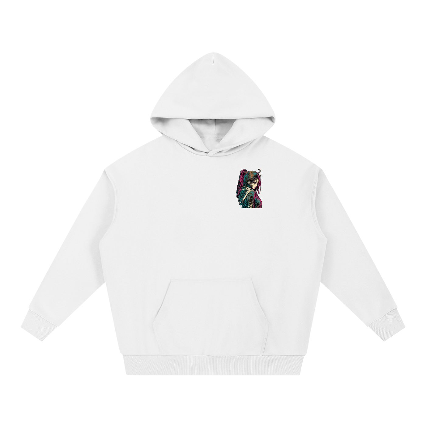 WASTELAND WARRIOR 01 | Dark Sci-Fi Heavyweight Hoodie
