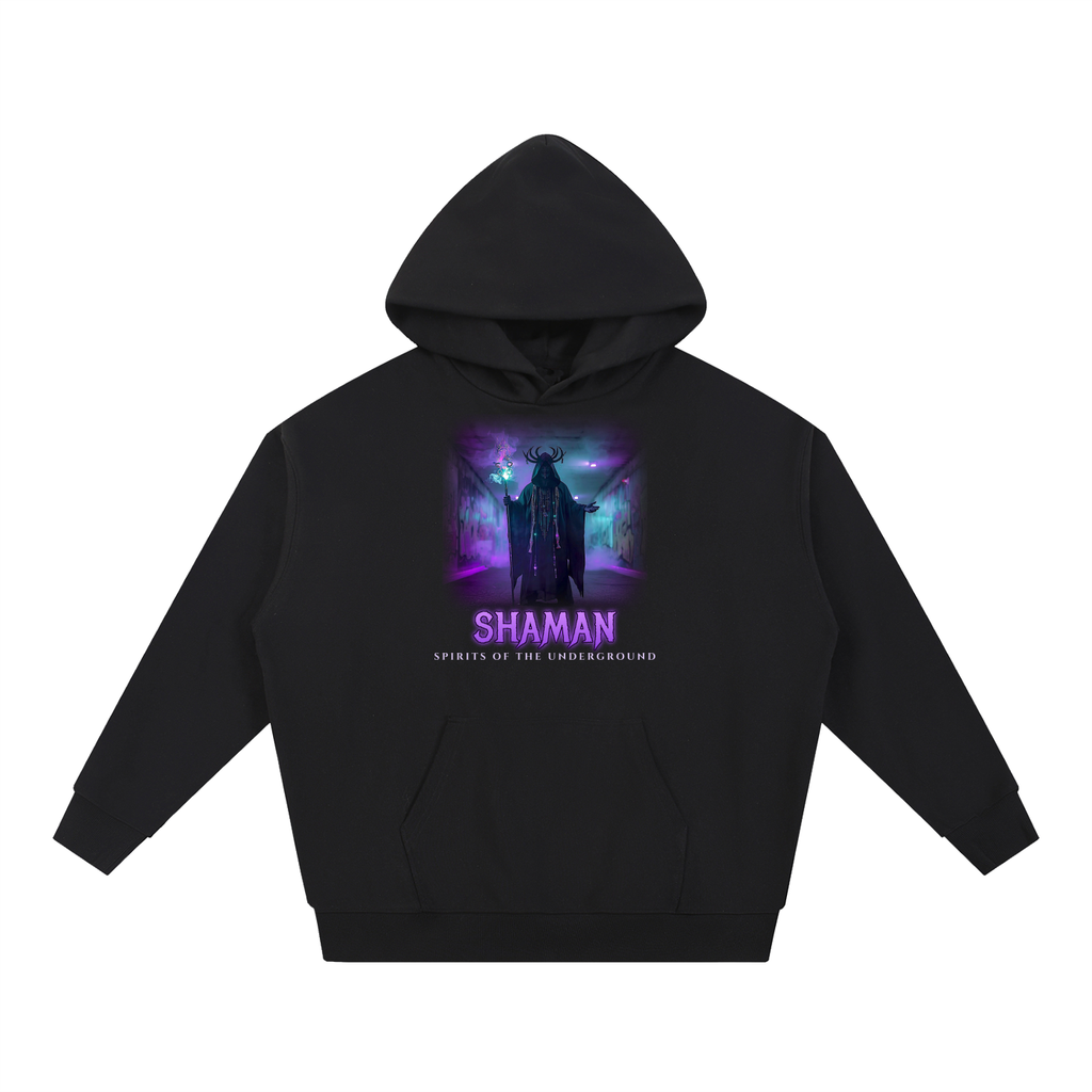 Shaman Hoodie | Neon Shaman Dark Fantasy Graphic Hoodie