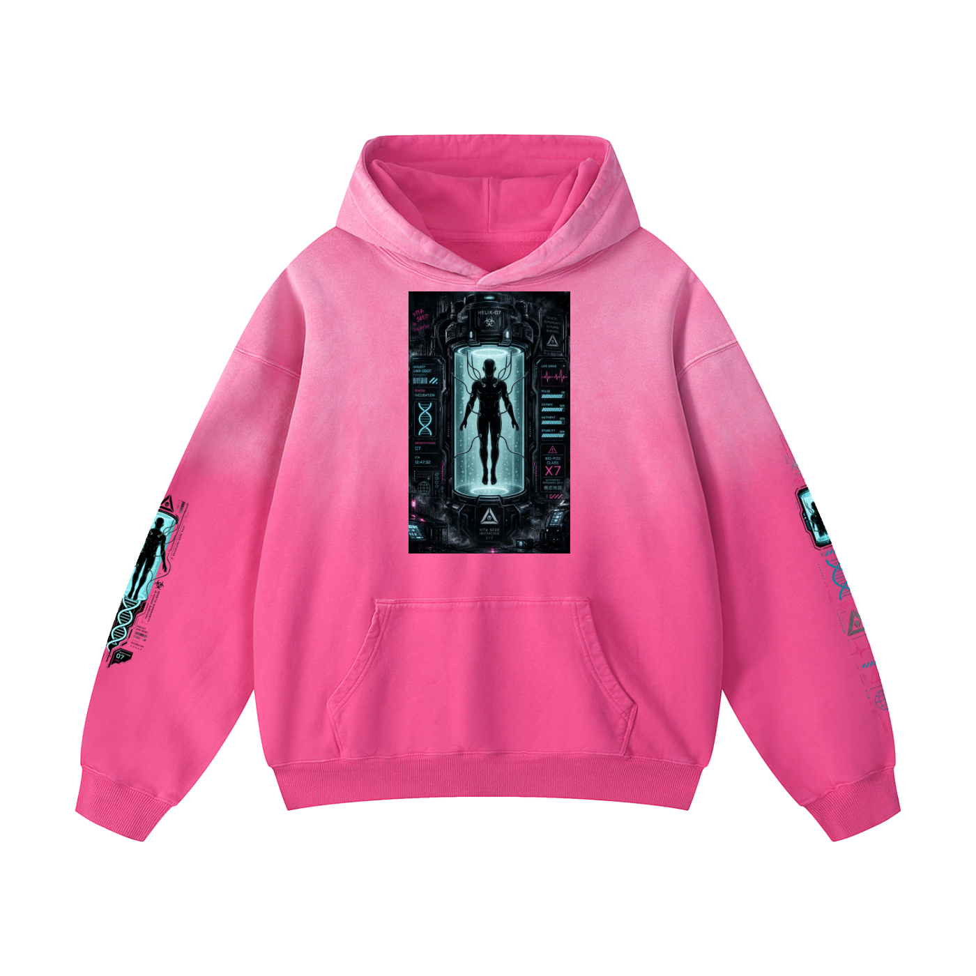 HUMAN FARM Heavyweight Sunfade Oversized Hoodie