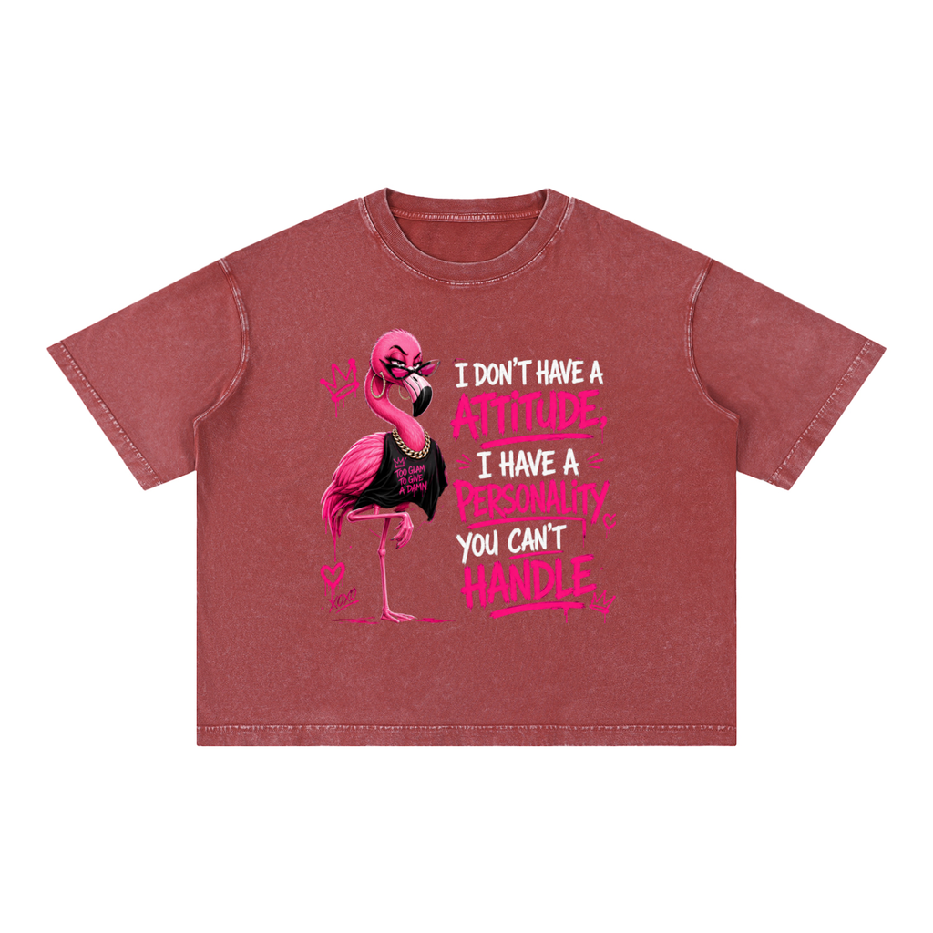 Mineral Wash Boxy Cotton T-Shirt
