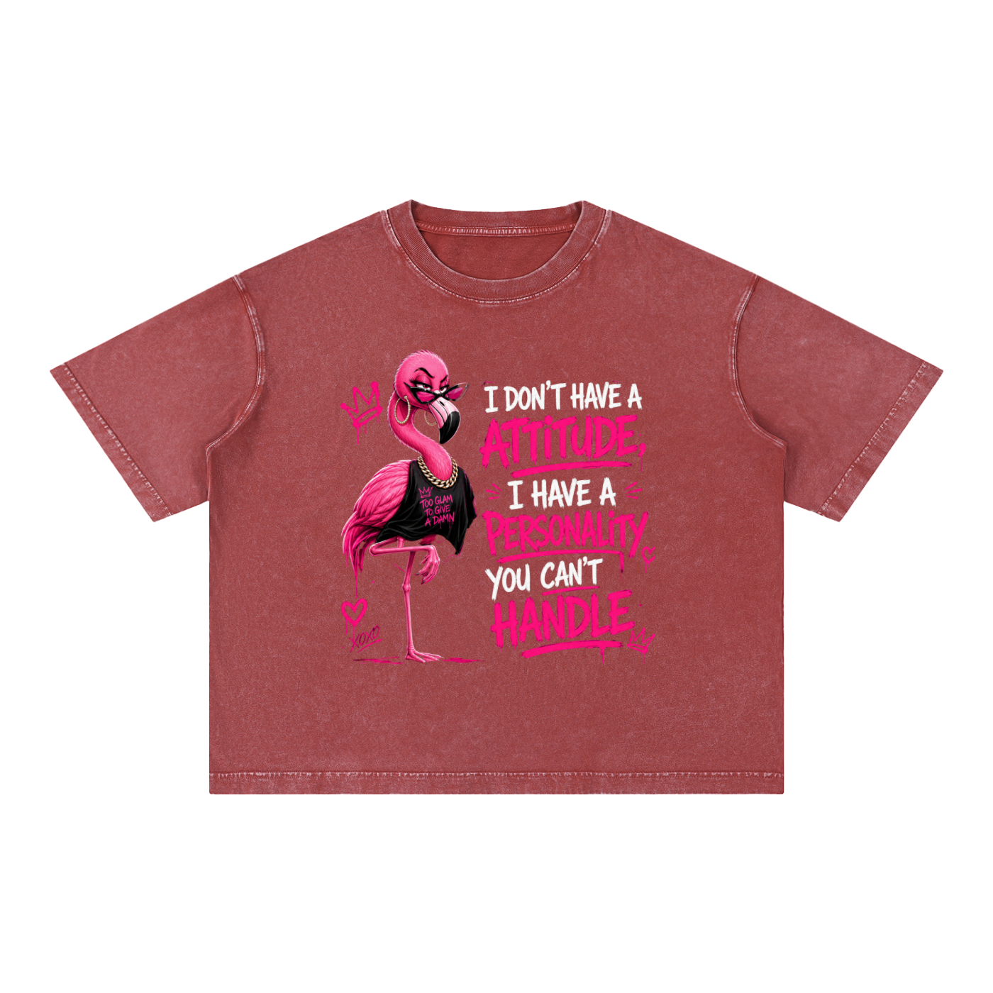 Mineral Wash Boxy Cotton T-Shirt