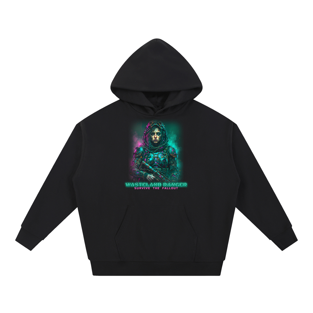 Wasteland Ranger Hoodie | Fallout Ranger Sci-Fi Graphic Hoodie