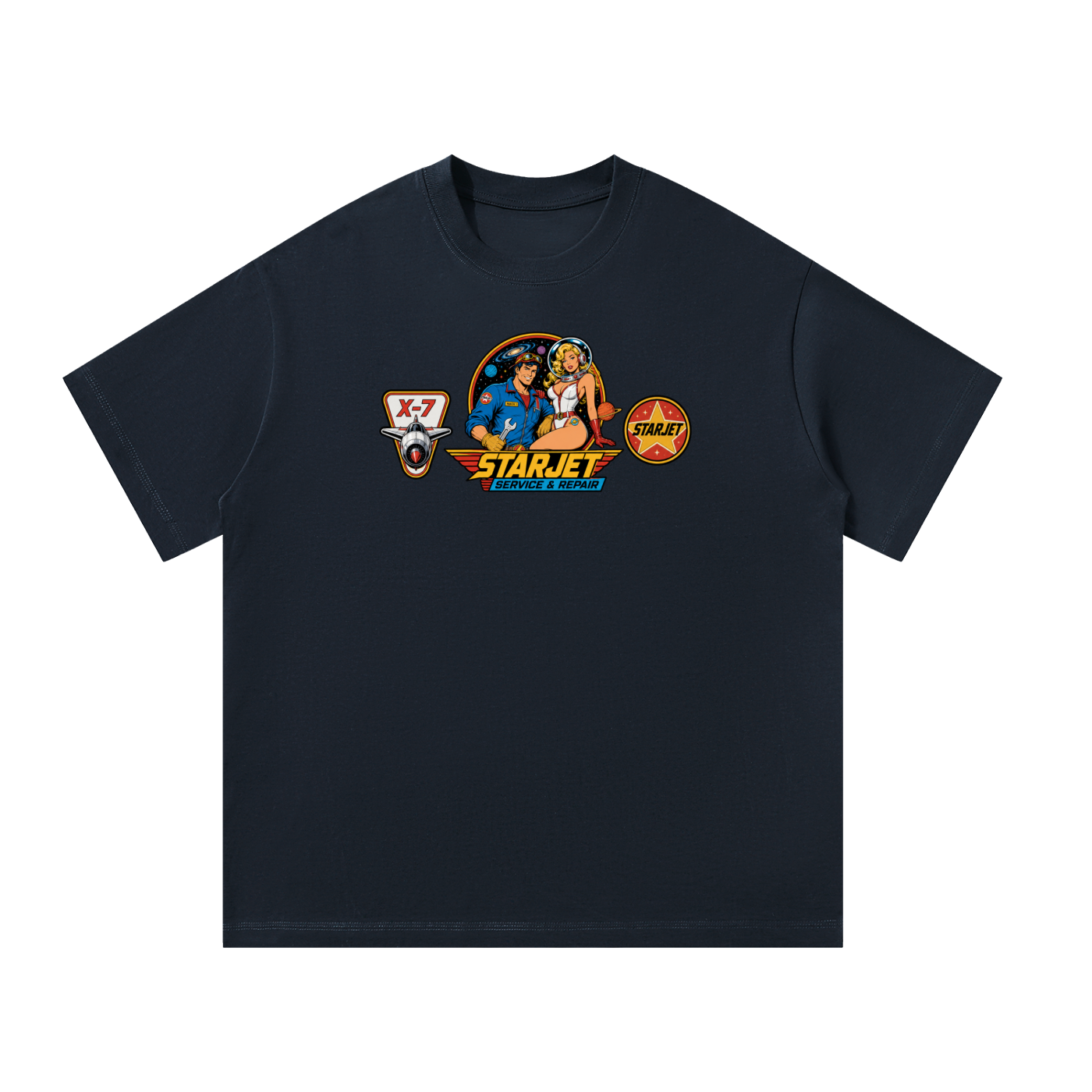 STARJET MECHANIC | Sci-Fi Oversized Tee