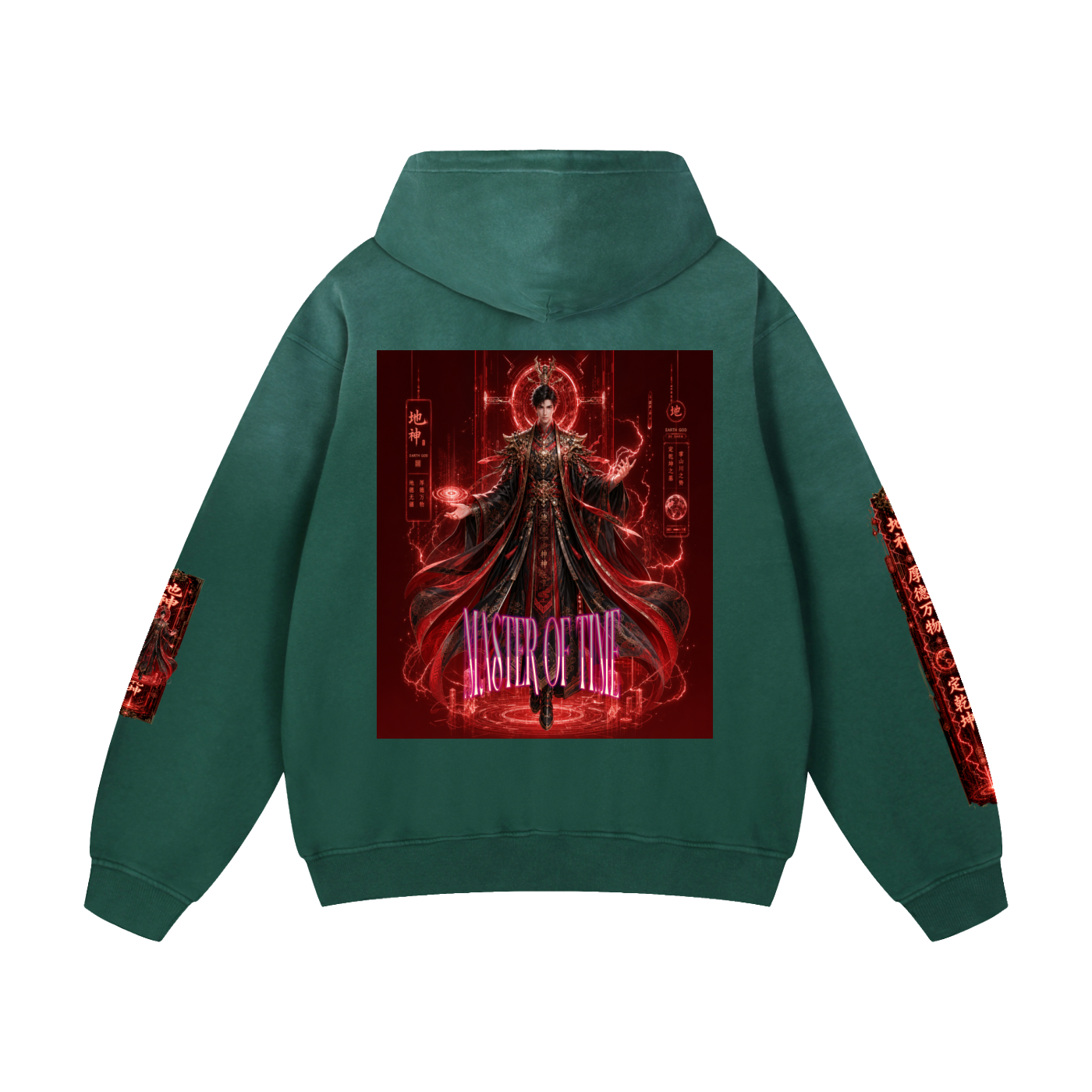 MASTER OF TIME Heavyweight Sunfade Oversized Hoodie