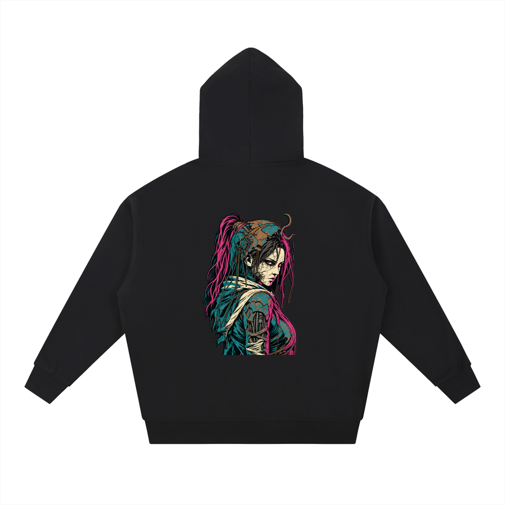 WASTELAND WARRIOR 01 | Dark Sci-Fi Heavyweight Hoodie