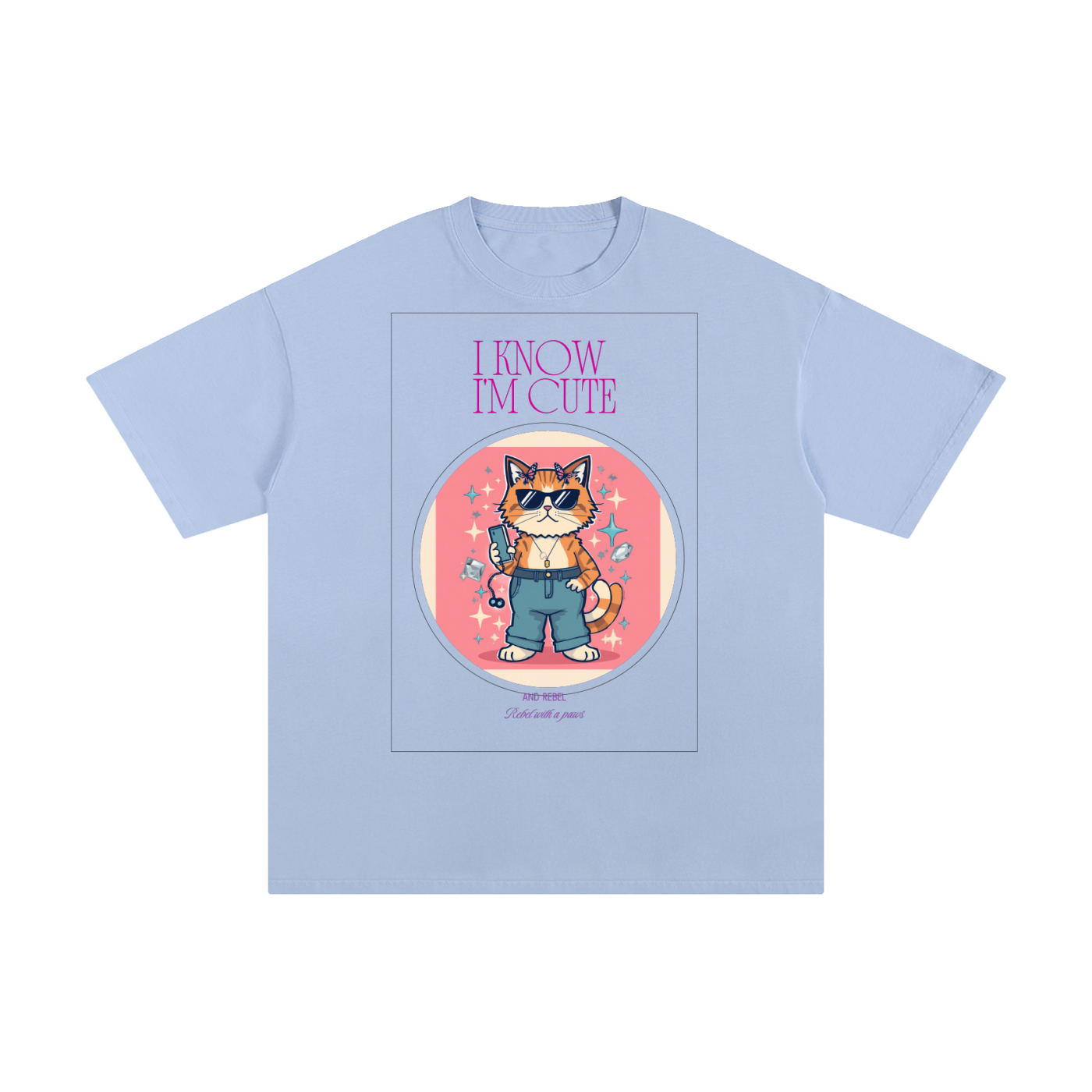 I Know I'm Cute | Funny Cat T-Shirt