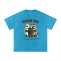Garbage Gang | Raccoon Snow Washed Streetwear T-Shirt