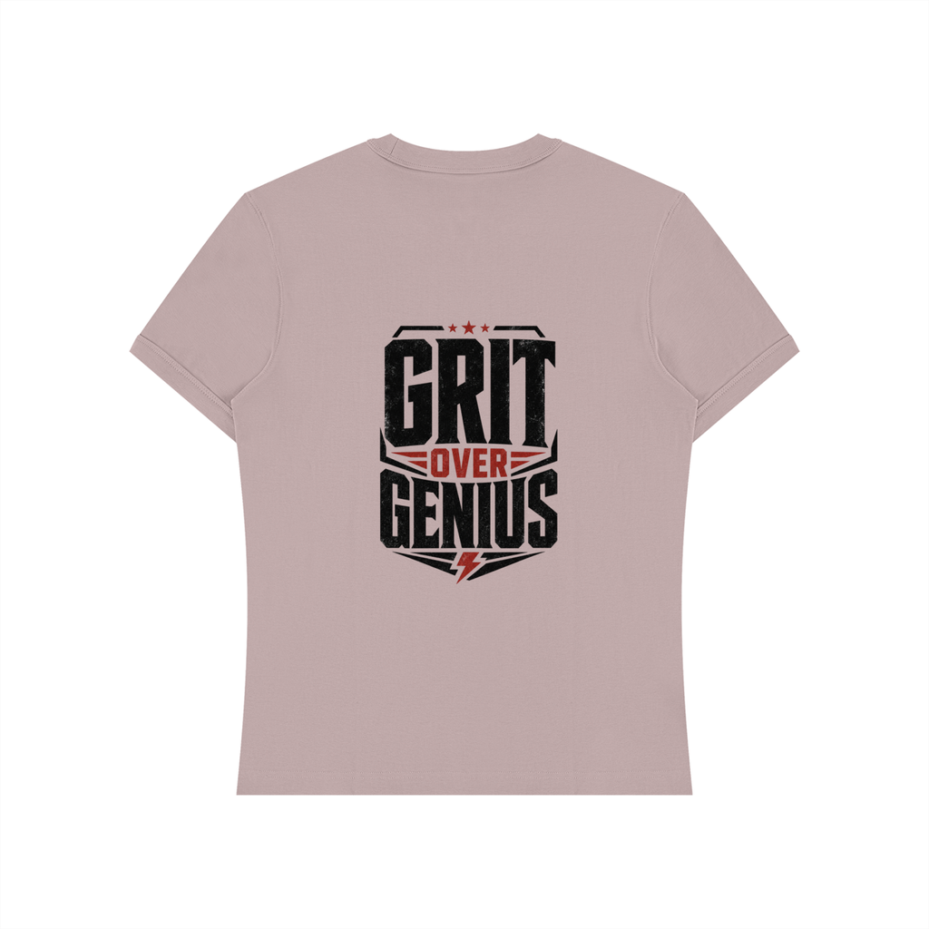 grit over genius Unisex Heavyweight Slim Fit T-Shirt