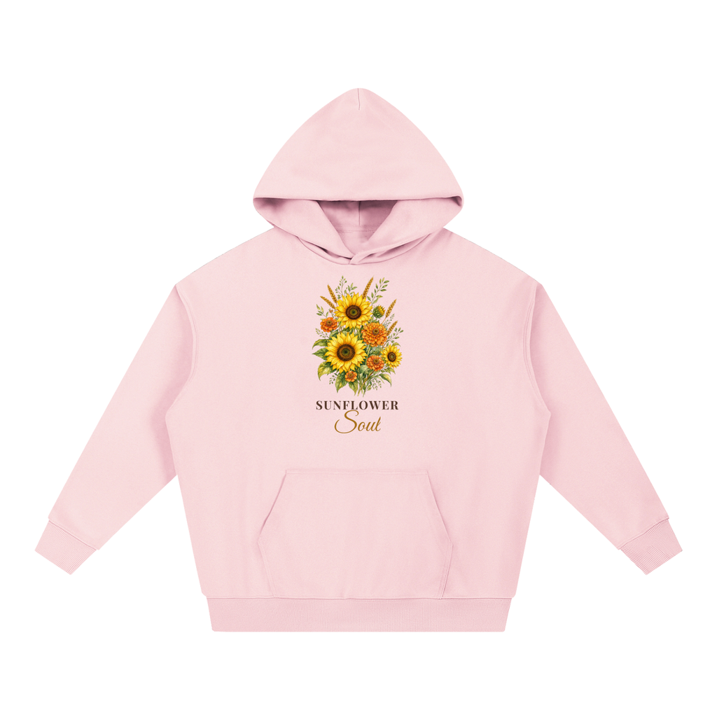 Sunflower Soul Hoodie | Sunflower Bouquet Watercolor Floral Sweatshirt for Women