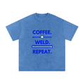 Coffee Weld Repeat | Welder Pride Trades T-Shirt