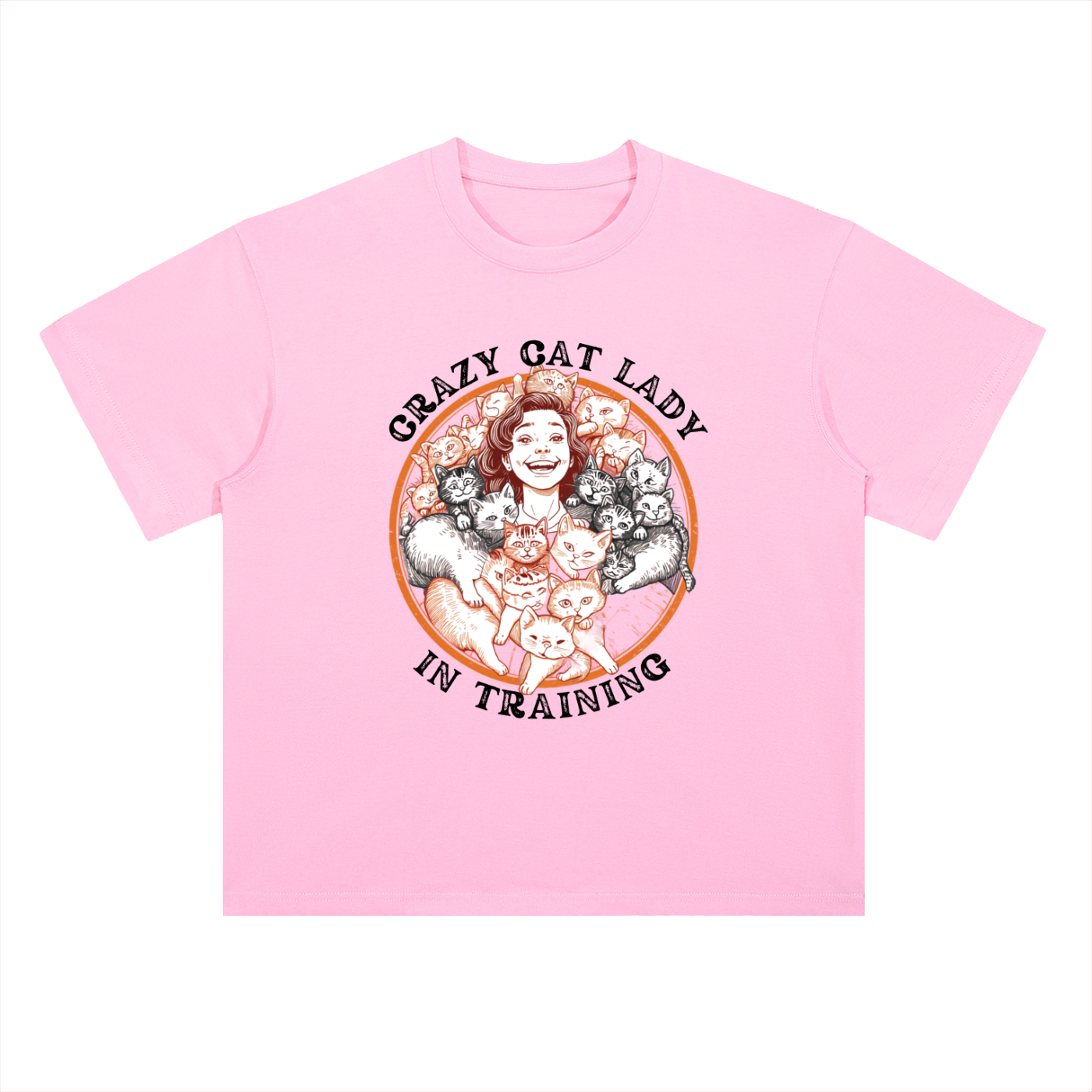 Crazy Cat Lady | Funny Cat Lover Heavyweight T-Shirt