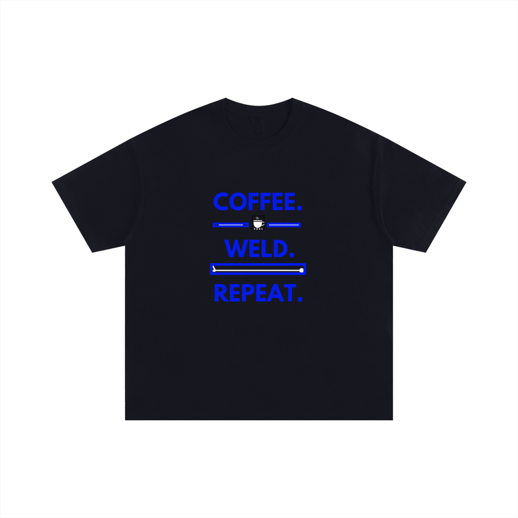 Coffee Weld Repeat | Funny Welder Trades T-Shirt