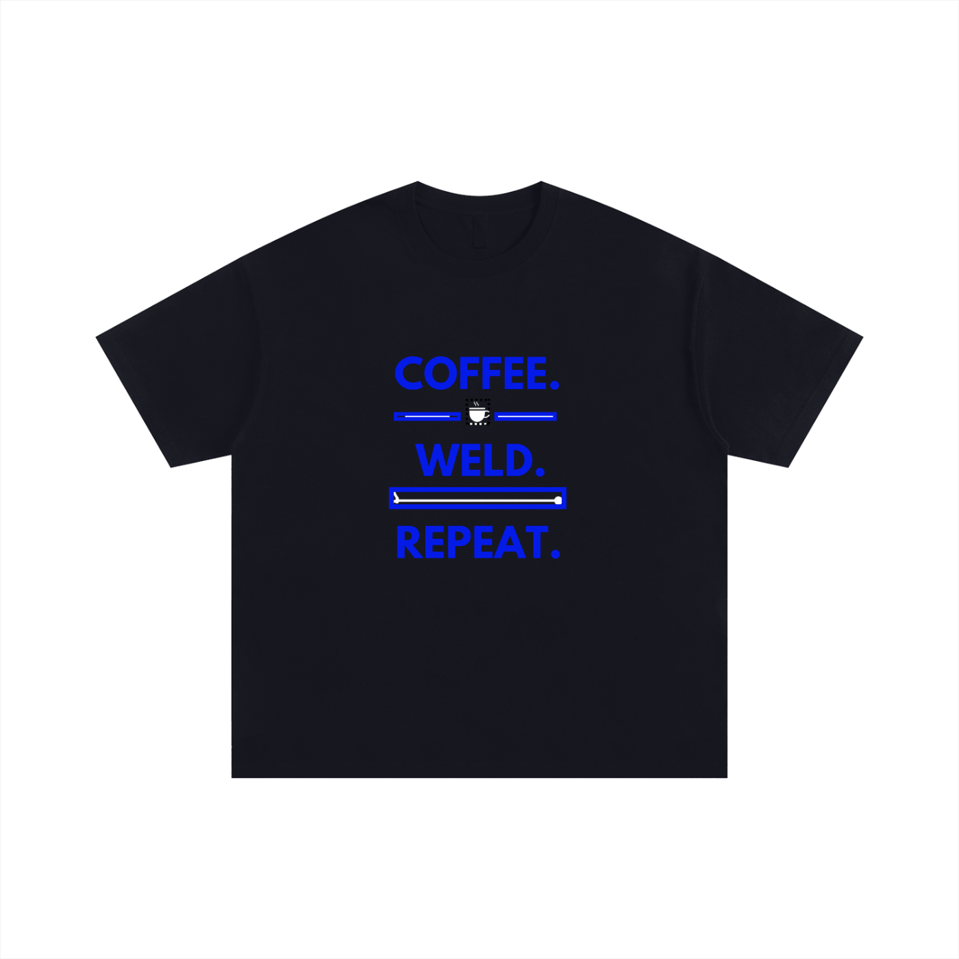 Coffee Weld Repeat | Funny Welder Trades T-Shirt