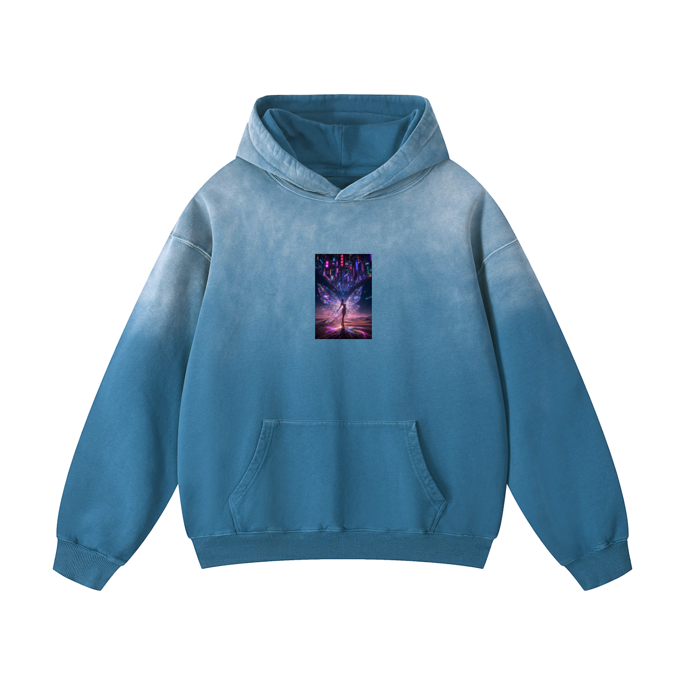 WASTELAND WARRIOR 07 | Dark Sci-Fi Oversized Heavyweight Hoodie
