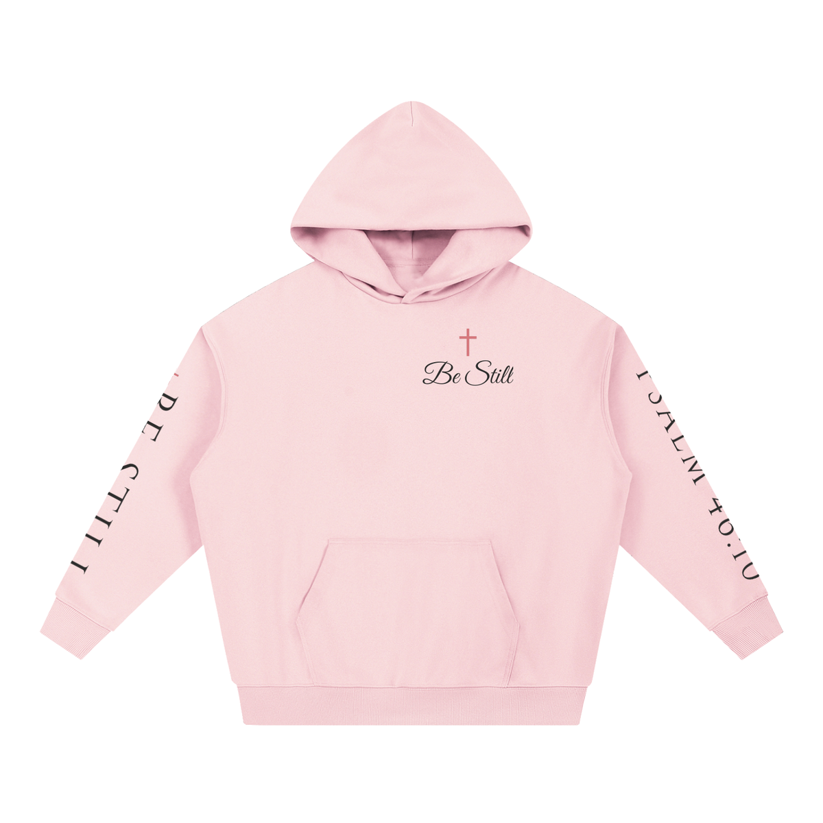 Be Still and Know That I Am God Hoodie | Minimalist Calla Lily Christian Sweatshirt, Psalm 46:10 Faith Gift