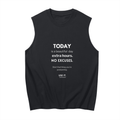 No Excuses Extra Hours | Motivational Gym Tank Top