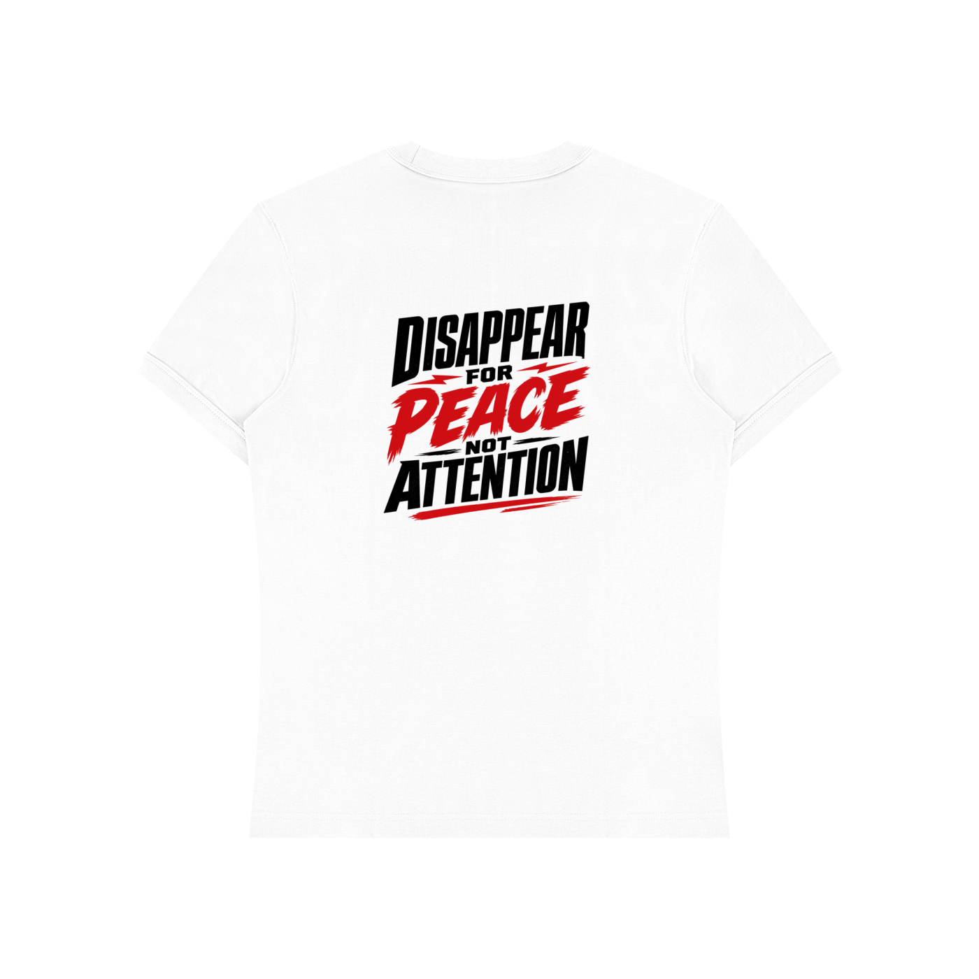 MOTIVATIONAL DISAPEAR. Unisex Heavyweight Slim Fit T-Shirt