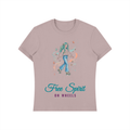 Free Spirit On Wheels Shirt, Boho Roller Skate Tee, Watercolor Roller Girl Gift