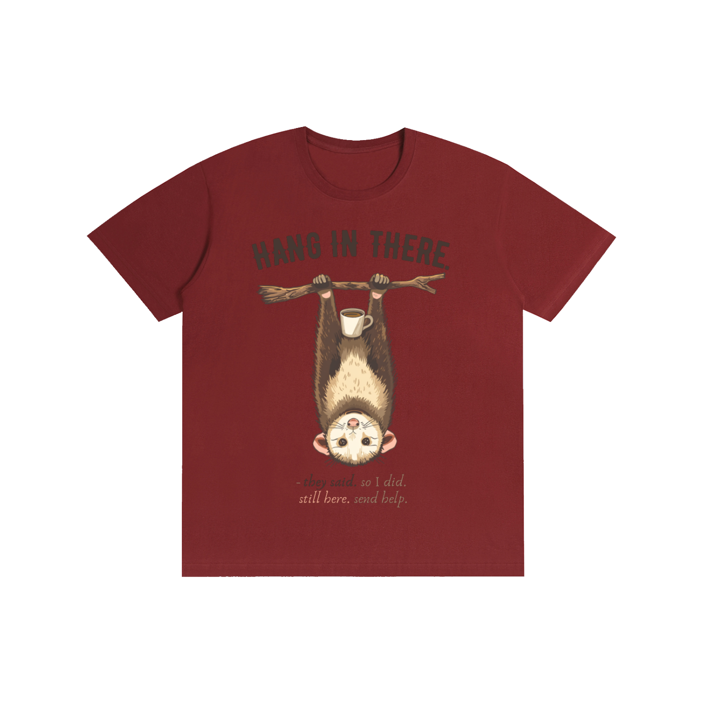 Hang in There | Cute Sloth Coffee T-Shirt