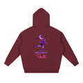 Midnight Skate Hoodie, Neon Moon Roller Skate Sweatshirt, Retro Synthwave Skating Gift