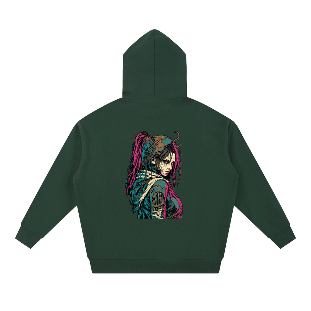 WASTELAND WARRIOR 01 | Dark Sci-Fi Heavyweight Hoodie