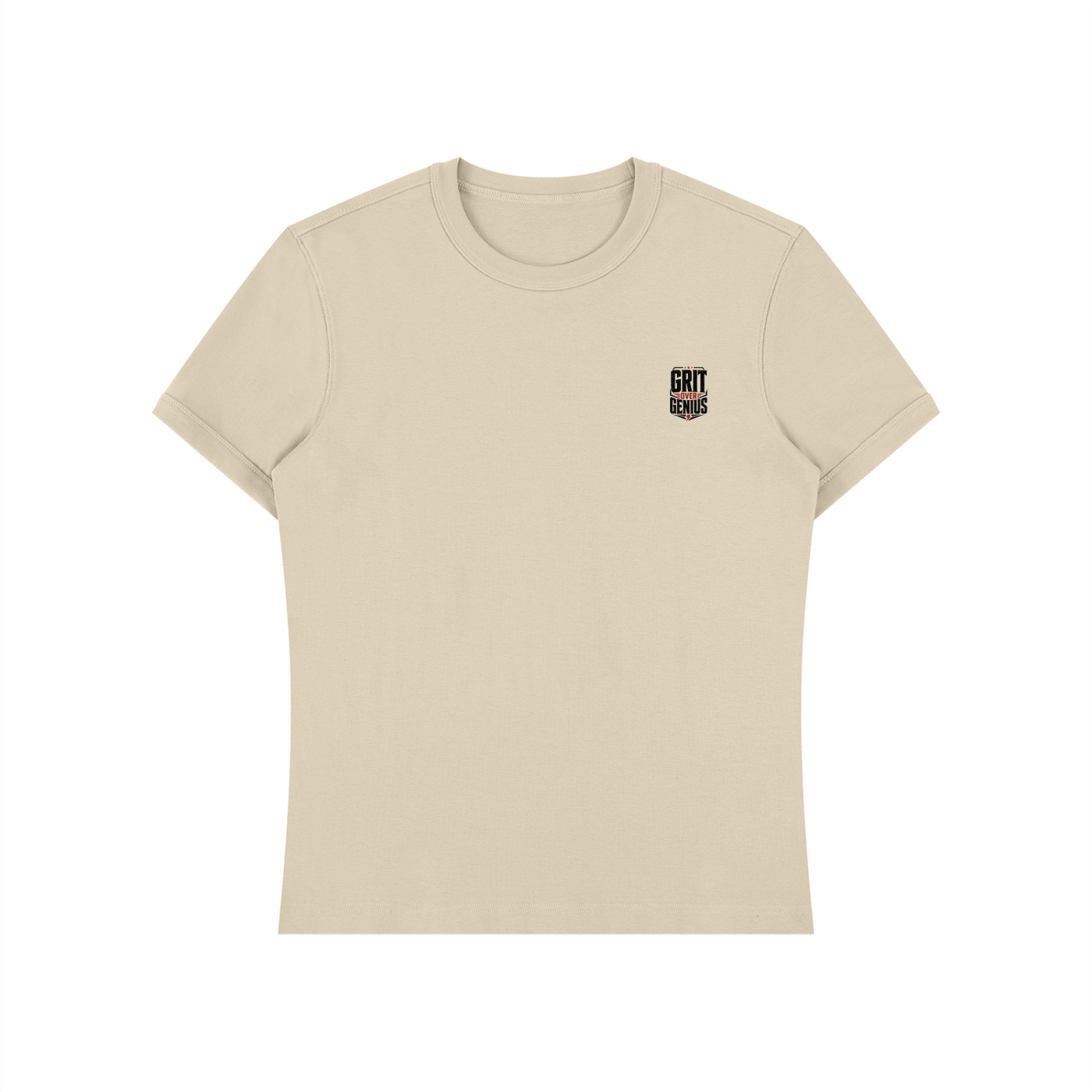 grit over genius Unisex Heavyweight Slim Fit T-Shirt