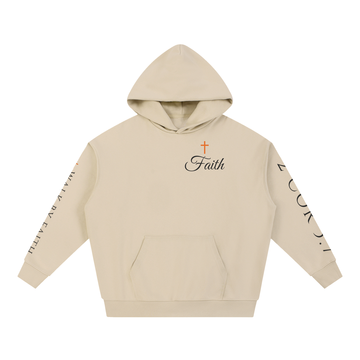 Walk By Faith Not By Sight Retro Hoodie | Groovy 70s Christian Sweatshirt, 2 Corinthians 5:7 Daisy Faith Gift