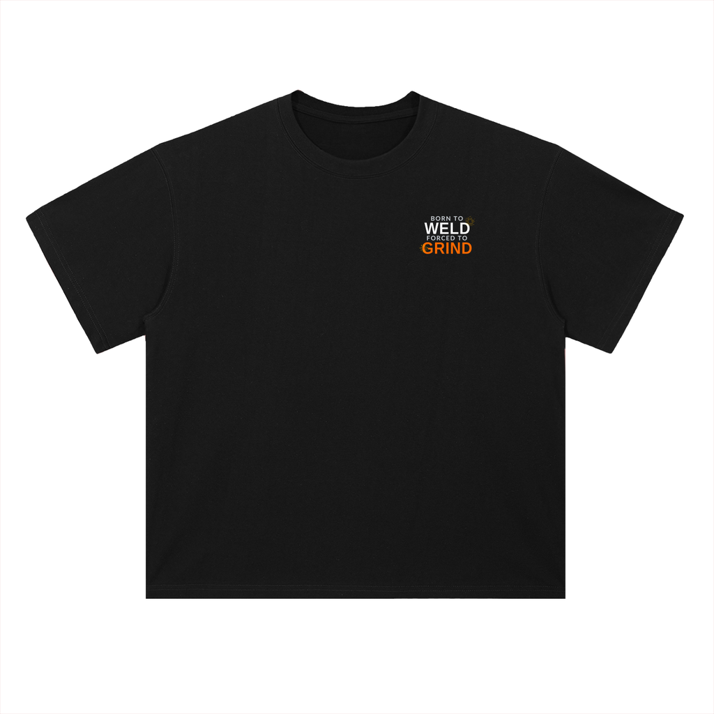 Born To Weld Heavyweight Drop Shoulder Cotton T-Shirt