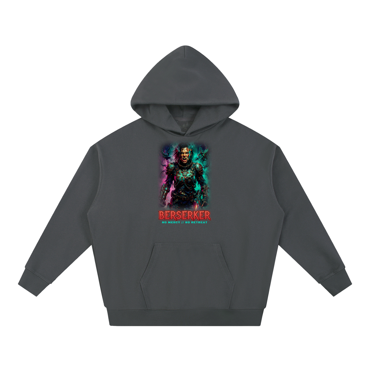 Berserker Hoodie | Cyber Berserker Sci-Fi Graphic Hoodie
